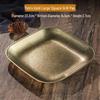 Retro Gold Stainless Steel Compartment Plate