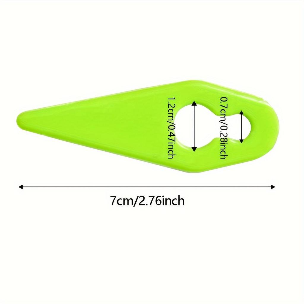 20pcs Suitable for Gtech GT Series Lawn Mower L70 Green Lawn Mower Plastic Blade Plastic Lawn Mower Blade