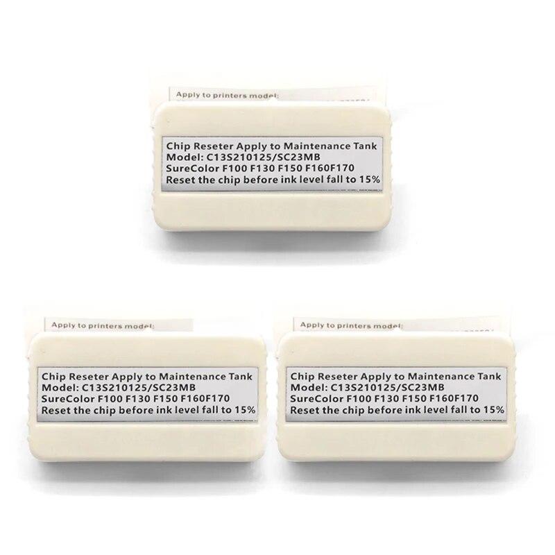 F170 C13S210125 S2101 S210125 SC23MB decodificador de chip para Epson SureColor F100 F130 F150 F160 F170 impressora manutenção caixa resetter