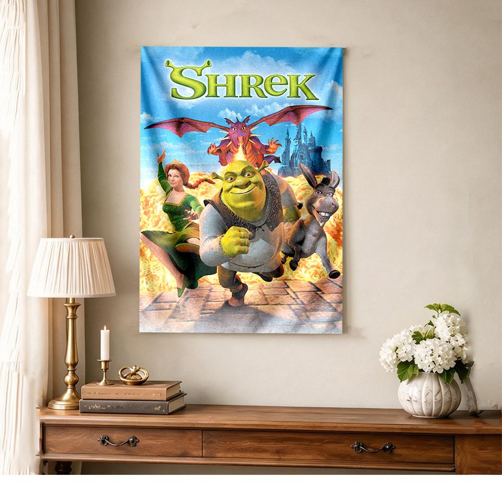Shrek Handwoven Tapestry Handmade Look Ideal For Studio Wall Reading Corner Dorm Wall Versatile Decor Boho Decor Gift For Friends Family