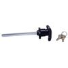 1pc Garage Door Lock T Handle Rear Fix Keyed To Differ Caravan Garage Shed Campervan  T-handle Lock Boasts With Keys