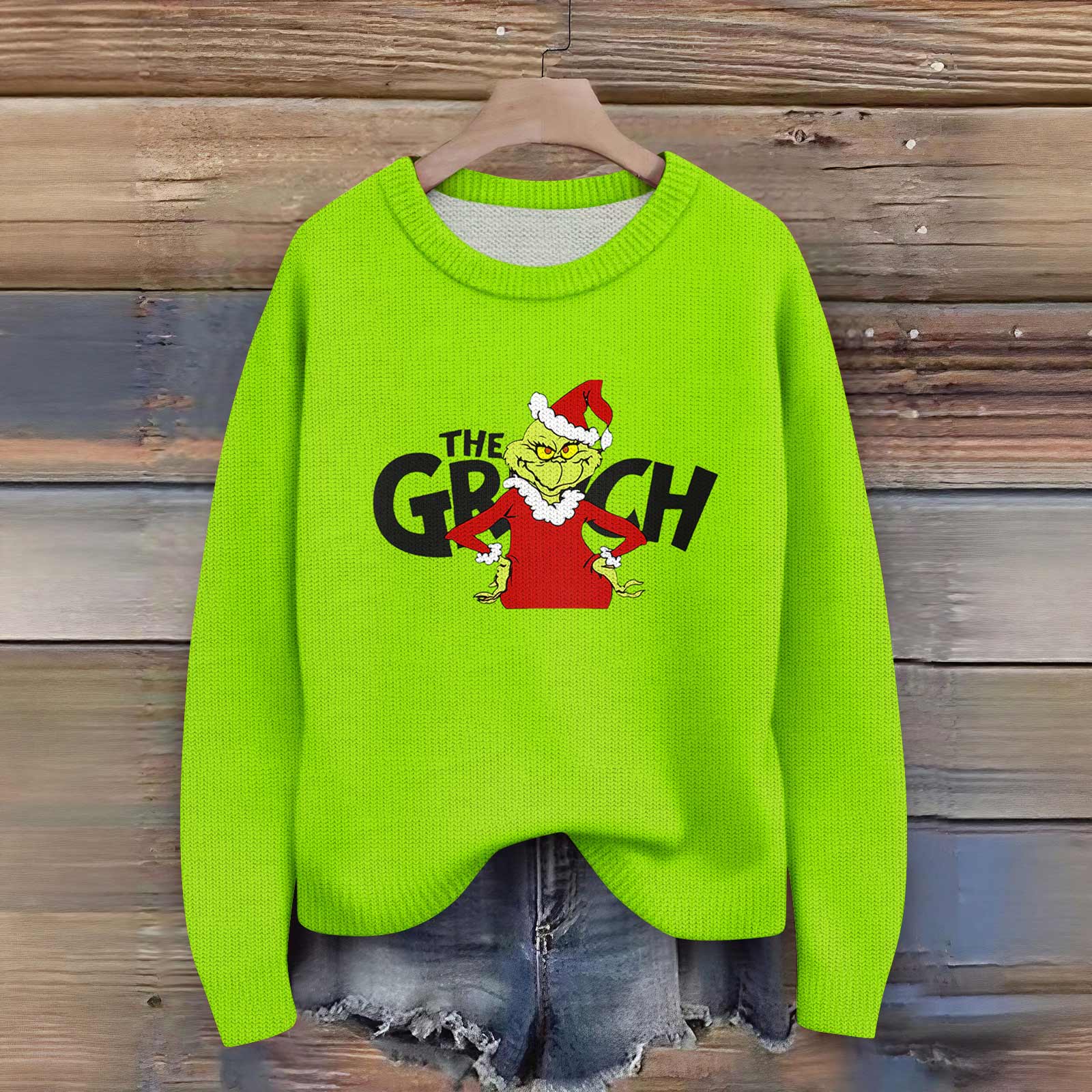 

Пуловеры с длинным рукавом для женщин, с круглым вырезом, повседневные, милые, с принтом, вязаные, оверсайз XXL винный