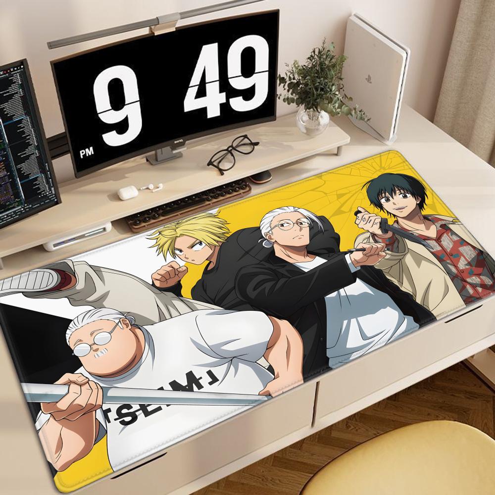 Sakamoto Days Mouse Pad Mousepad Large Gaming Mouse Pad LockEdge Thickened Computer Keyboard Table Desk Mat 800x400x2mm