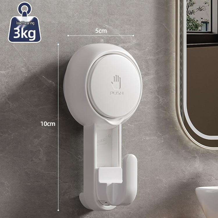 Ultra Suction Cup Hook: Drill-Free, Mark-Free, Heavy-Duty Wall Mount for Kitchen, Bathroom, Towels, and Clothes