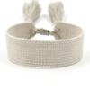 Ethnic Style Woven Bracelet with Embroidered Tassels - D Family DIY Promotion Wristband