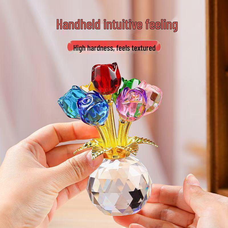 Eternal Crystal Rose: Exquisite Valentine's & Women's Day Gift for Her