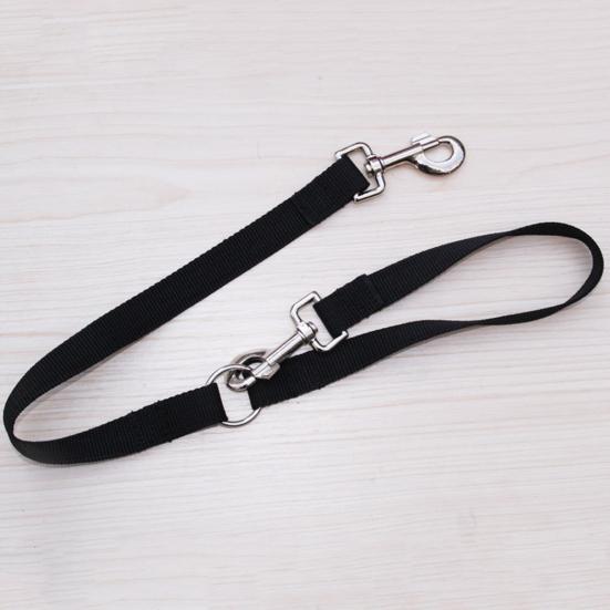 Double Dog Leash Metal Buckle Wear-resistant Nylon Pet Dog Dual Traction Rope Pet Supplies