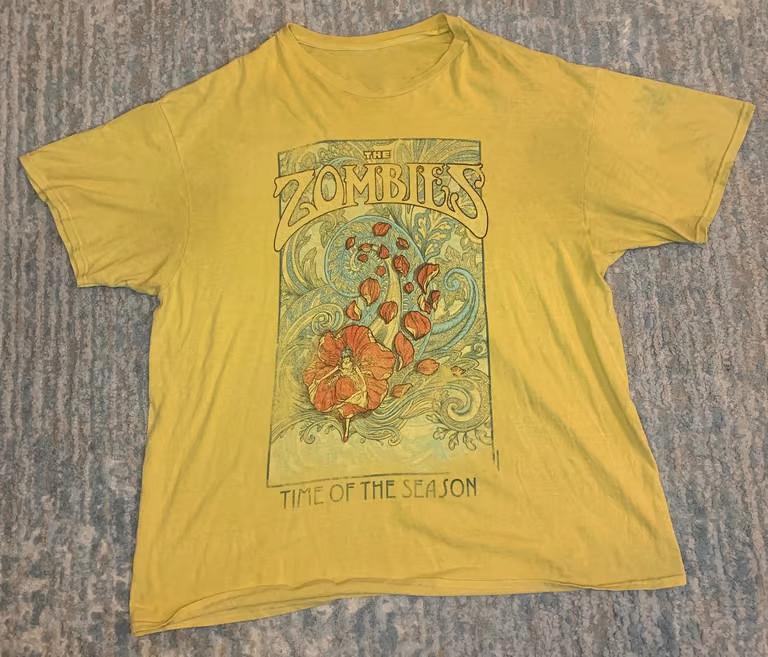 

Vintage Zombies Band Time of the Season Shirt Unisex Concert S to 5XL SN220 Unisex T-Shirt XXXL