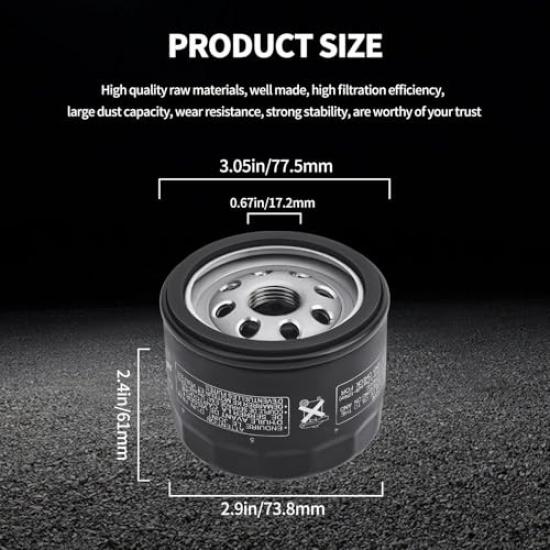 Ölfilter 490657007 für Kawasaki FR541V FR600V FR651V FR691V FR730VFS600V FS651