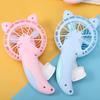 Mini Fan Adorable Shell Portable Pure Energy-saving Plastic Manual Cooling Fan Dorm Supplies