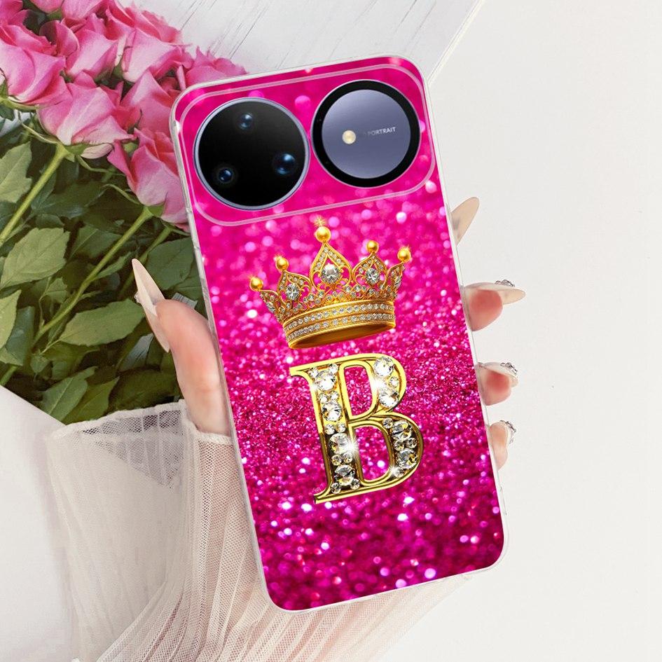 

For Huawei Nova 15 Ultra Case Retro Crown Letter Soft Silicone Back Cover Couple Phone Case on Huawei Nova 15 Ultra Nova15 Shell Huawei Nova 15
