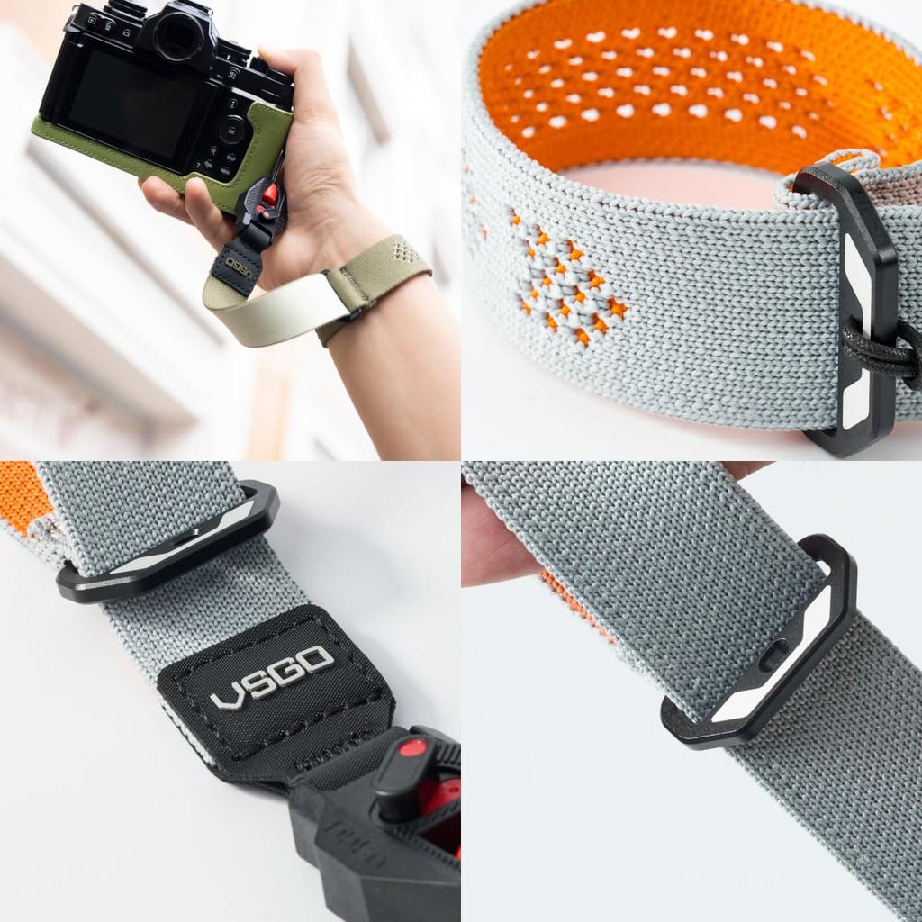 VSGO Causal Camera Wrist Drop Compatible with DSLR and Mirrorless Quick 40kg Weight 2 Lengths Available Strap, Lightweight, Prevention, Cameras,