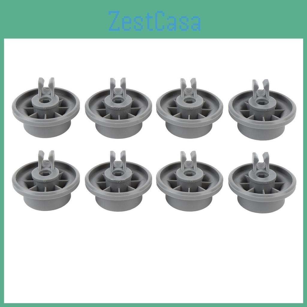 Lower 8pcs Dishwasher Wheels Rack 165314 Replacement Kitchen Supply Plastic Parts Accessories