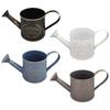 Metal Rustic Watering Can with Handle Galvanized Metal Watering Can Vintage Garden Watering Pot for Succulents and Indoor Plants