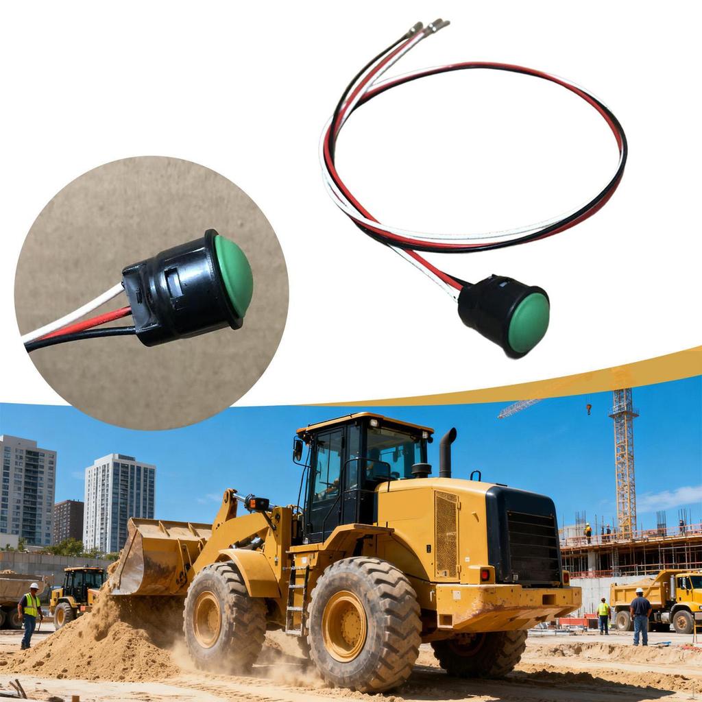 Excavators Joystick Push Button Installation Replacement Assembly with Cable Loader Handle