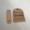 Wooden Portable Weaving Loom Rigid Heddle Backstrap Loom Kit For Beginner For Making Bracelets, Bags, Belts & Camera Straps