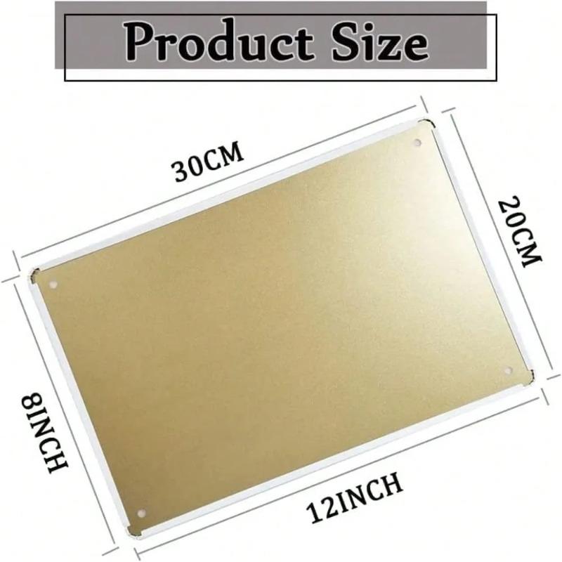 Funny Bat Wall Art Vintage Metal Sign Rustic Home Decor Quote 8x12 Inch