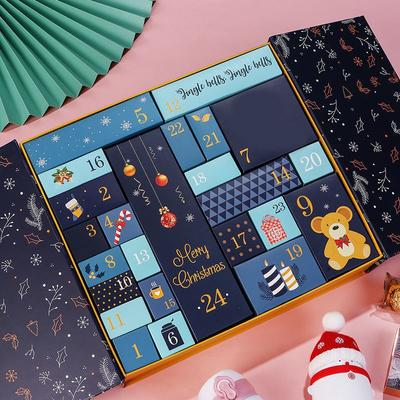 Christmas Countdown Calendar New Christmas Eve Gift Box Small Gift Packaging Box, Christmas Ambiance Decoration, Gift For Friend