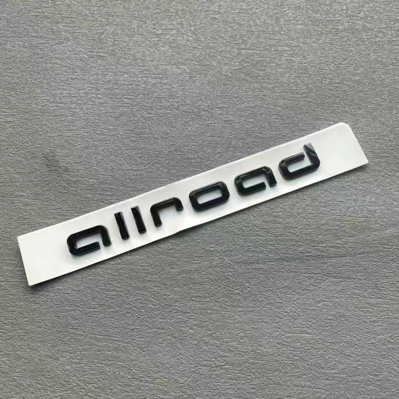 For 4GUFH A6 2020-2023 2012-2017 4 Rings logo ABS Car Hood Front Bonnet Grill Rear Trunk Emblem Sticker Quattro Allroad Sticker