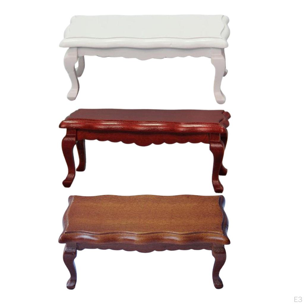 1/12 Dollhouse Tea Table Model home Decoration, Pretend Children,