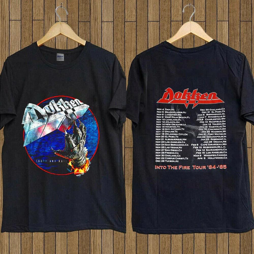 DOKKEN TOOTH AND NAIL ALBUM COVER BLACK T SHIRT Unisex T-Shirt S