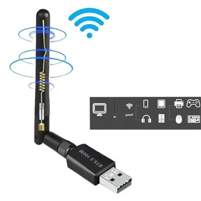 Wireless Network 100m USB Wi Fi Bluetooth Adapter 5.3 Dongle EDR Wireless