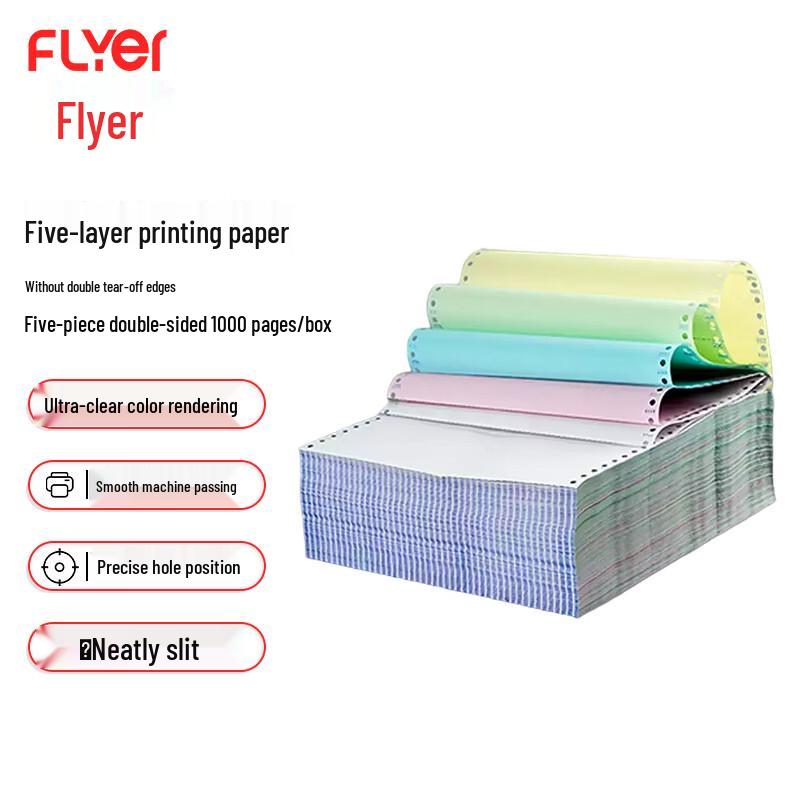 FLYER FG8086B 5-Part Continuous Form Paper