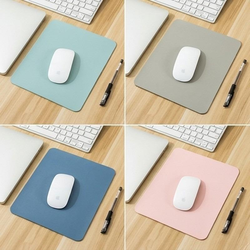 Small PU Non-Slip Gaming Desktop Mouse Pad Waterproof Anti-Scratch Easy To Clean Mat For PC Laptop Desktop
