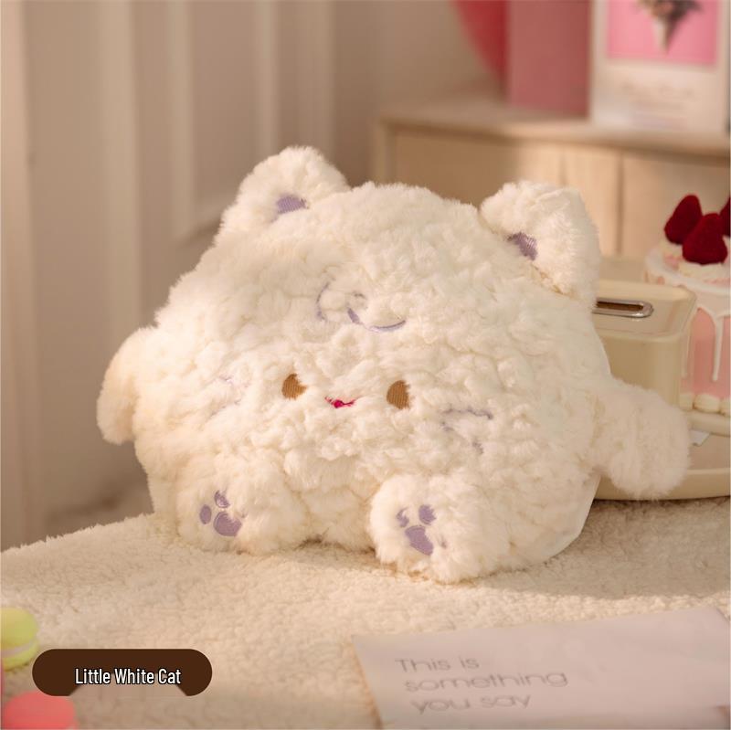 Rechargeable Electric Heating Hot Water Bag - Plush Hand Warmer for Belly Warmth