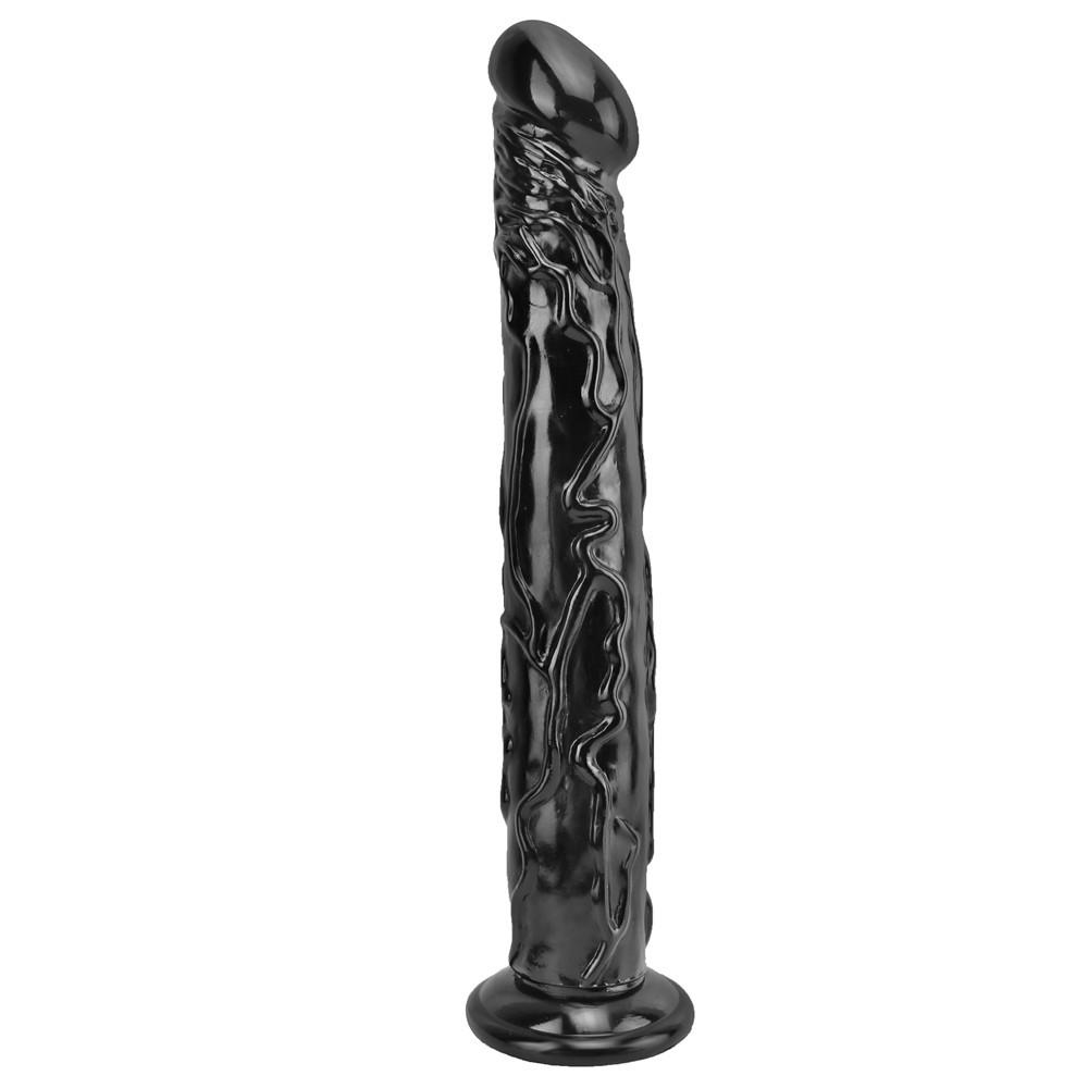 Black Super Soft  Anal Dildo Adult Sex Toys for Women Vaginal Massager Artificial Penis Female Masturbator Adult Sex Tools