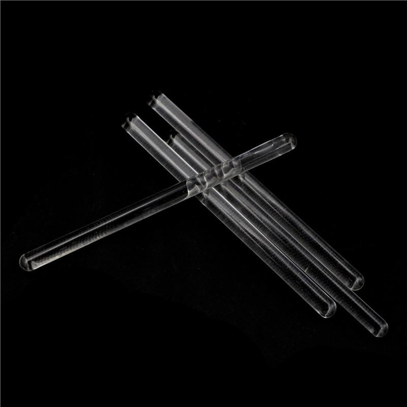 4 Stück 100mm Glasrührstab transparent Labor-Rührstab Mörser Glasrührer für wissenschaftliches Experiment