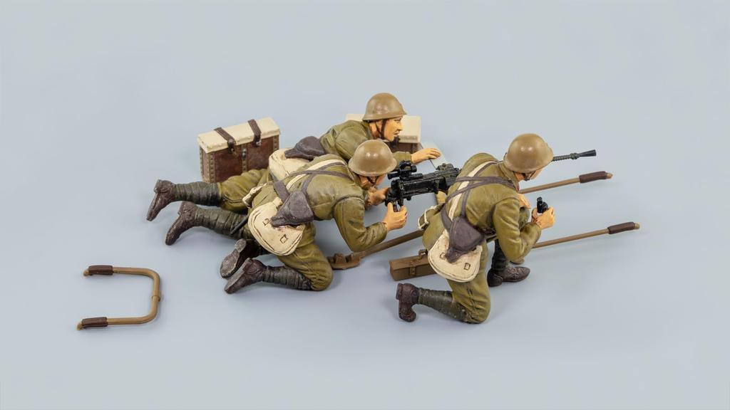 Pit Road 1/35 Maßstab Grand Armor Serie Japanische Armee Typ 92 Schweres Maschinengewehr mit 3 Schützen, Plastikmodell G39 (Militär)