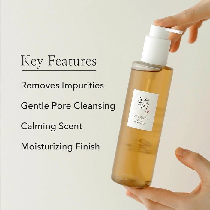 Démaquillant - Beauty of Joseon - Huile Démaquillante Ginseng - 210 ml - Waterproof - Tous types de peau