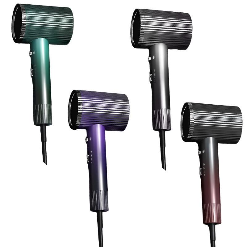 Gradient Hair Dryer 4color Fashionable Ttype 1600w Highpower 220v Household