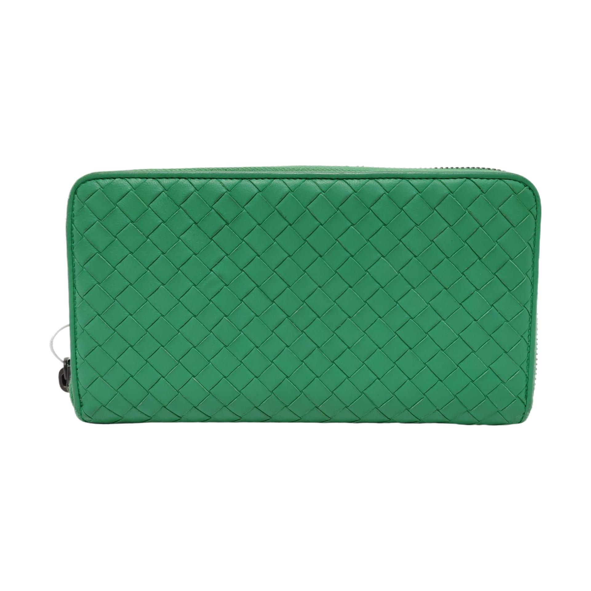 [Pre-Owned] Intrecciato Long Lambskin Wallet - Very Good #10MD4W1 ONE SIZE
