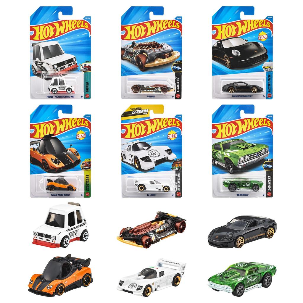 Hot Wheels Basic Cars H Assortment 36 Miniature Cars Ages - (Box Set) - 3+ - Multi-color C4982-98RH