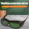 Welder's Anti-laser Glasses Anti-glare UV Arc Welding Labour Protection Glasses Welding Glasses Suitable for Welders, Etc.