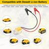 Jumper Cable Clamps For DeWalt 20V Battery Jump Starter, 2.0FT 8AWG Car Battery Jumper Cable With Adapter, Automotive Battery Booster Cable For Tools