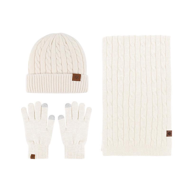 Yingtu Winter Warm Hat, Scarf & Gloves 3-Piece Set