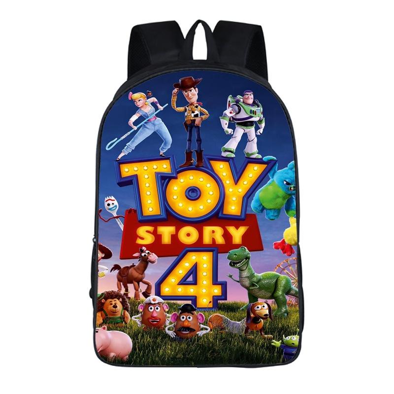 

Toy Story 4 Buzz Woody Forky Schoolbag Durable And Waterproof Backpack For Kids