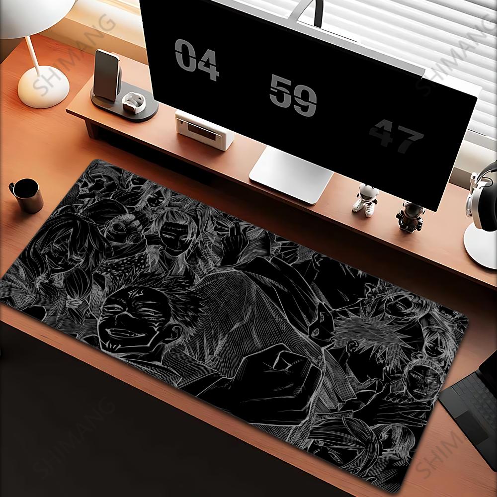 Satoru Gojo Laptop Accessories Keyboard Pad Desk Mat Set Up Gaming Mat Desk Pad Setup Gamer Mouse Pad Office Big Mousepepad