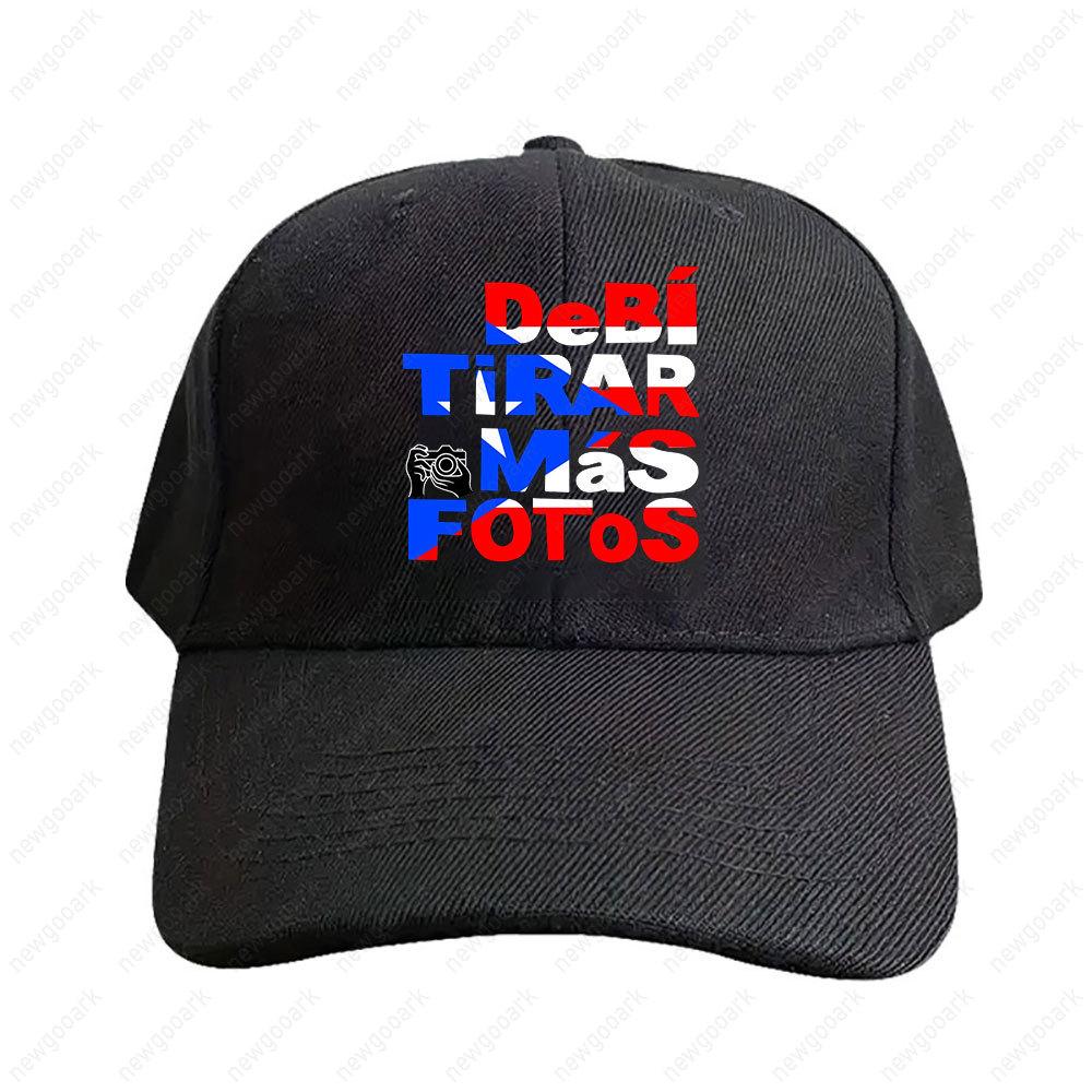 Debi Tirar Mas Fotos Puerto Rico Cap Summer Woman Man Adult Fashion Casual Adjustable Printed Baseball Caps Trucker Cap