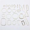 10pcs High Quality KC Gold Color Plated Geometry Charms For Earring Making Hollow Frame Bezel Border Molds UV Epoxy Resin Molds