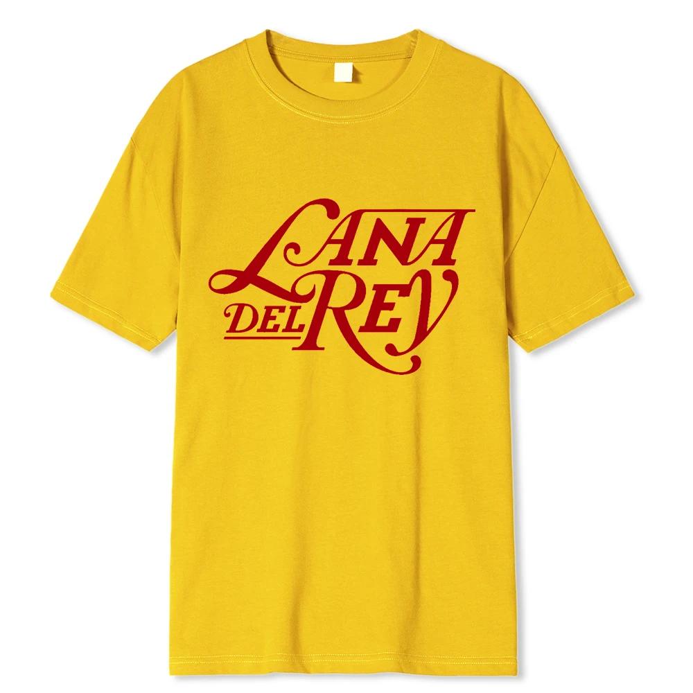Lana Del Rey Harajuku Casual Anime T-shirt Hip Hop Mangacomic Tshirt Cute Cartoon 100% Cotton Tee-shirt Print Menwomen T Shirt