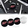 4Pcs Car Styling ST Emblem Wheel Center Hub Cover Sticker Rim Badge Accessories For Ford Focus Fiesta MK2 3 4 5 Kuga Mondeo Edge CVV1