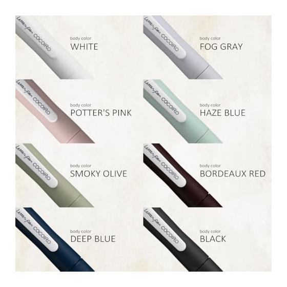 Kuretake Ziglet Pen COCOIRO Refill Fine Brush Tip Black Ink Made in Japan