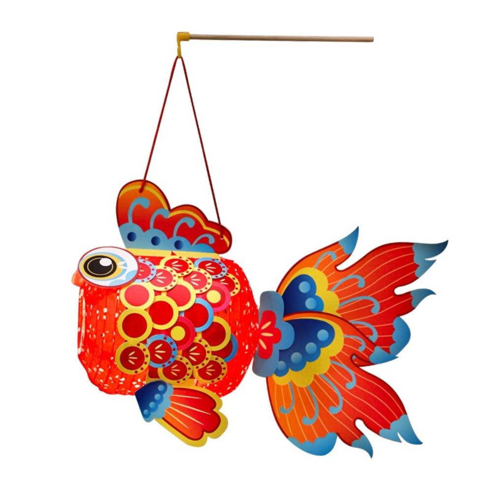 Hand Made Middle Autumn Festival Lantern Paper Ancient Style Handheld Lantern  Children