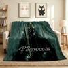 Custom Name Dark Sails Flannel Blanket Throw Blanket Soft Warm Sofa Bed Home Decor Unique Gift