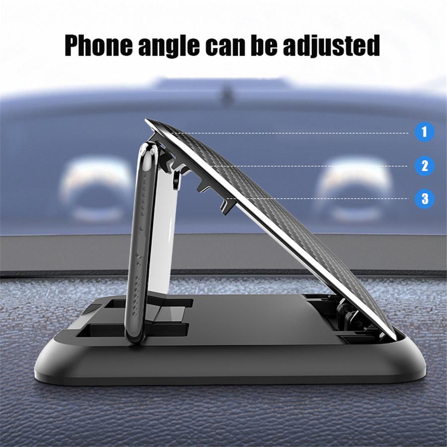 1x Car Dashboard Mobile Phone Holder Hud Stand, Box For 3"-7" Iphone Samsung