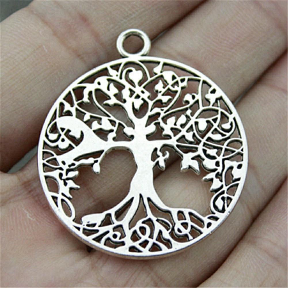 Charms Big Tree Of Life Pendants Wedding Jewelry Findings QC017